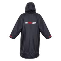 Two Bare Feet Kids Weatherproof Changing Robe & Changing Mat - Black / Red Extra Image 1 Preview